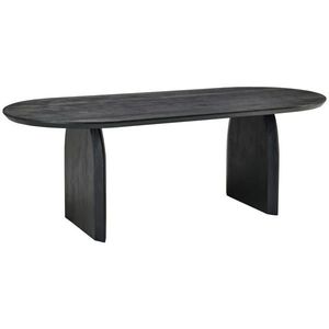 MID.YOU JEDÁLENSKÝ STÔL, mangové drevo, čierna, 220/100/76 cm vyobraziť