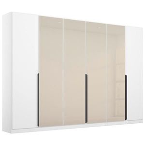 Rauch Möbel SKRIŇA S OTOČNÝMI DVERAMI, biela, šampanská, 271/210/54 cm vyobraziť