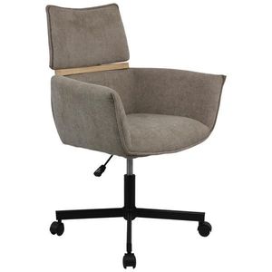 MID.YOU OTOČNÁ STOLIČKA, tkaná textília, tmavosivá vyobraziť