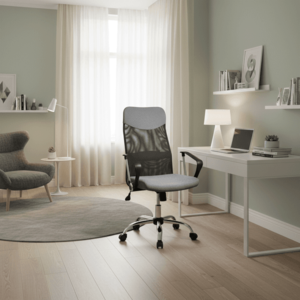 Signal Kancelárske kreslo Q-025 sivé (čierna sieťka) vyobraziť