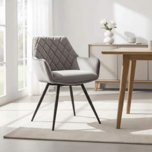 Signal Jedálenská stolička LINEA VELVET | sivá vyobraziť