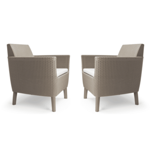 KETER Kreslá SALOMON DUO | cappuccino vyobraziť