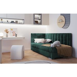 ArtBed Detská posteľ COIMBRA III | zelená 90 x 200 cm Prevedenie: ľavé vyobraziť