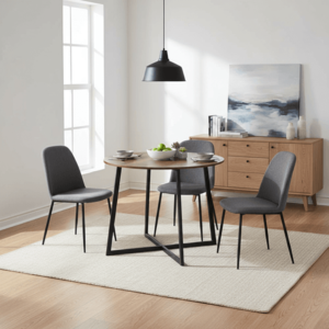 Signal Jedálenský stôl LUNA | hnedá vyobraziť