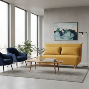 Signal Rozkladacia pohovka SPIKE II | žltá vyobraziť