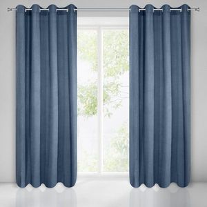 ArtFir Zatemňovací záves CLARISA K | tmavomodrá 140 x 270 cm vyobraziť