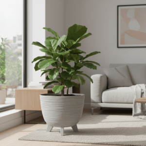 ProsperPlast Kvetináč FURU | betón 29 cm vyobraziť