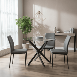 Signal Jedálenský stôl AGIS | čierny mat vyobraziť