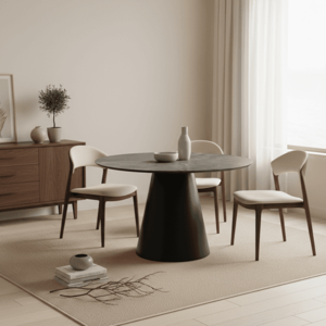 Signal Jedálenský stôl ANGEL | čierny 120cm vyobraziť