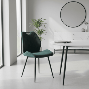 Signal Jedálenská stolička ARCO Velvet | zelená vyobraziť