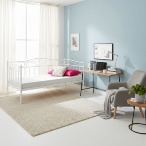 Signal Jednolôžková posteľ BIRMA | biela 90 x 200 cm vyobraziť