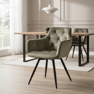 Signal Jedálenská stolička MANGO VELVET | olivová vyobraziť