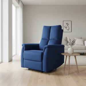 Signal Relaxačné masážne kreslo NEPTUN VELVET M | modrá vyobraziť