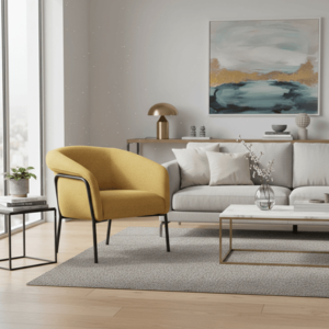 Signal Kreslo CLOVER BREGO | curry vyobraziť