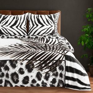 ArtFir Obliečky na dvojlôžko MING10 | biela/čierna 160 x 200 cm vyobraziť