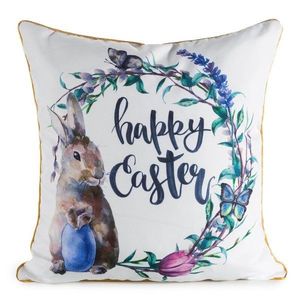 ArtFir Veľkonočná obliečka na vankúš EASTER 52 | biela/modrá 45 x 45 cm vyobraziť