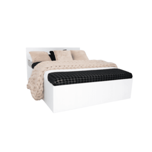 Elvisia Manželská posteľ DESA s roštom | 180 x 200 cm Farba: Biela vyobraziť