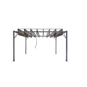Chomik Záhradná pergola SUNFLEX | hnedá 300 x 400 cm vyobraziť