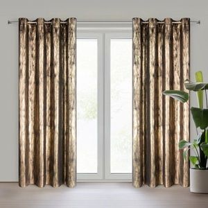 ArtFir Záves EMILA K | čierna/zlatá 140 x 250 cm vyobraziť