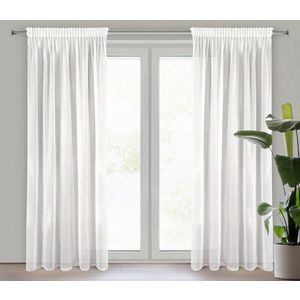 ArtFir Záclona MISSY P | biela/šampaň 140 x 270 cm vyobraziť