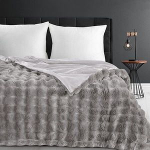 ArtFir Prikrývka na posteľ LILY | strieborná 200 x 220 cm vyobraziť