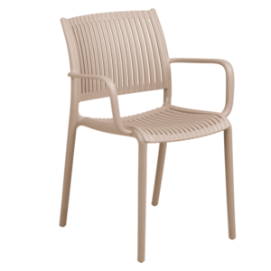 Elvisia Záhradná stolička MANZANO | taupe vyobraziť