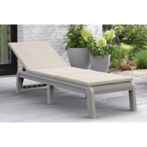 KETER Záhradné lehátko ATALAS s poduškou | cappuccino/béžová vyobraziť