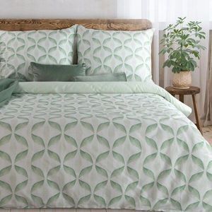 ArtFir Obliečky na jednolôžko SPRING 101 | mätová/biela 140 x 200 cm vyobraziť