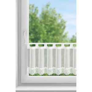 ArtFir Krátka záclona HESTIA PU | biela 150 x 40 cm vyobraziť