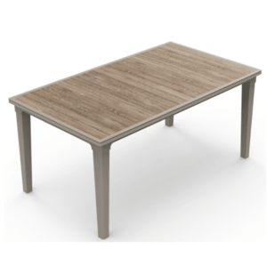 KETER Záhradný stôl DEFUTU 160 | ashwood / cappucino vyobraziť