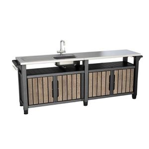 KETER Stôl UNION COOK 415l | Ashwood vyobraziť