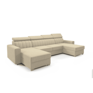 ArtPK Rohová sedacia súprava LARDOS U Farba: Béžová / Monolith 04 vyobraziť