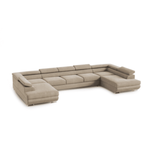 ArtPK Rohová sedacia súprava ISABELLA U 160 XL | pravá Farba: Béžová / Vogue 02 vyobraziť