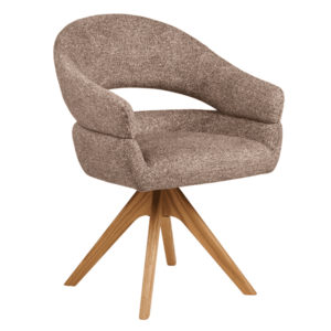 Elvisia Jedálenská stolička DOVER | hnedá vyobraziť