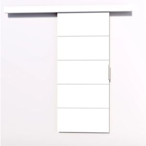 ArtAdrk Posuvné dvere BIELLA | 106 cm Farba: Biela vyobraziť