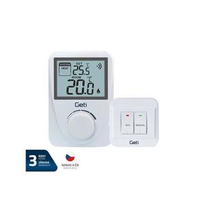 Termostat GETI GRT02 bezdrôtový vyobraziť