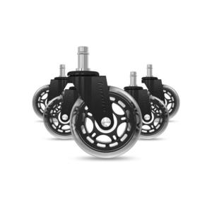 Kolieska na stoličky HUZARO Casters 2.0 Black vyobraziť