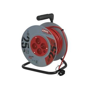 Predlžovací kábel na bubne - 4 zásuvky 25 m EMOS P19425 vyobraziť