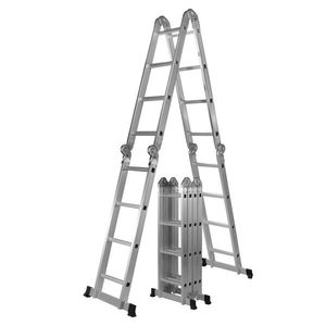 6-v-1 Skladací Hliníkový Rebrík vyobraziť
