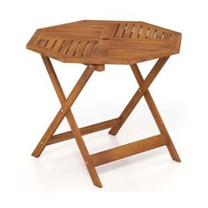 Záhradné drevené stoly vyobraziť