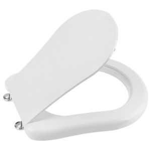 KERASAN - RETRO WC sedátko, Soft Close, biela/chróm 108901 vyobraziť