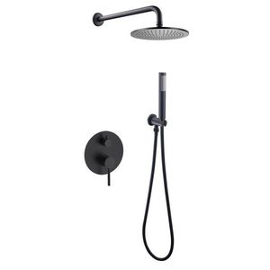 BESCO BESCO - Podomietkový sprchový set Decca / ILLUSION I - Čierna matná BABPDIICZ vyobraziť