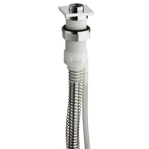 SILFRA - FOLLOW ME Sprchová priechodka s odvodnením na okraj vane vrátane hadice a drenážneho kusu, hranatá, chróm PD468 vyobraziť