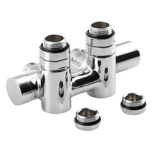 SAPHO - TWIN COMBI pripojovacia súprava ventilov pre stredové pripojenie, pravá, chróm CP461S vyobraziť