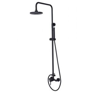 BESCO BESCO - Nástenný sprchový set Decca / ILLUSION čierna BABPDINCZ vyobraziť