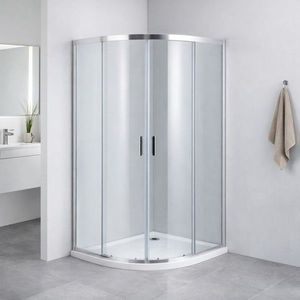 HOPA - Sprchový kút BARCELONA PLUS - Farba rámu zásteny - Hliník chróm, Rozmer A - 90, Rozmer B - 90, Smer zatváranie - Univerzálny Ľavé / Pravé, Výplň - Číre bezpečnostné sklo - 5/6 mm OLBPAL90CCBV vyobraziť