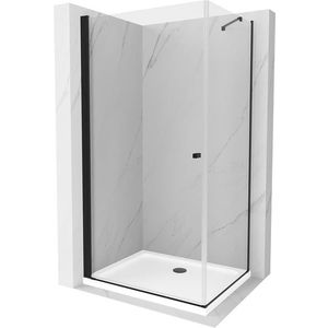 MEXEN/S - Pretória sprchovací kút 90x70, transparent, čierna + sprchová vanička vrátane sifónu 852-090-070-70-00-4010B vyobraziť