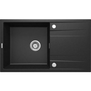 DEANTE DEANTE - Eridan grafit metalic - Granitový drez s odkvapkávačom ZQE_G113 vyobraziť