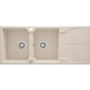DEANTE DEANTE - Andante beige - Granitový drez, 2 - bowl s odkvapkávačom ZQN_5213 vyobraziť