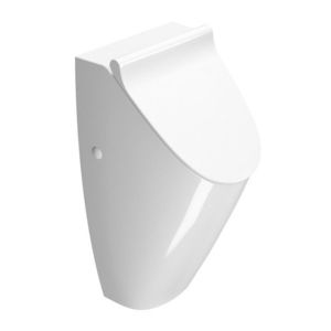 GSI - COUNITY urinál so zakrytým prívodom vody s otvormi pre veko, Rimless, 31x65cm, biela ExtraGlaze 909811 vyobraziť